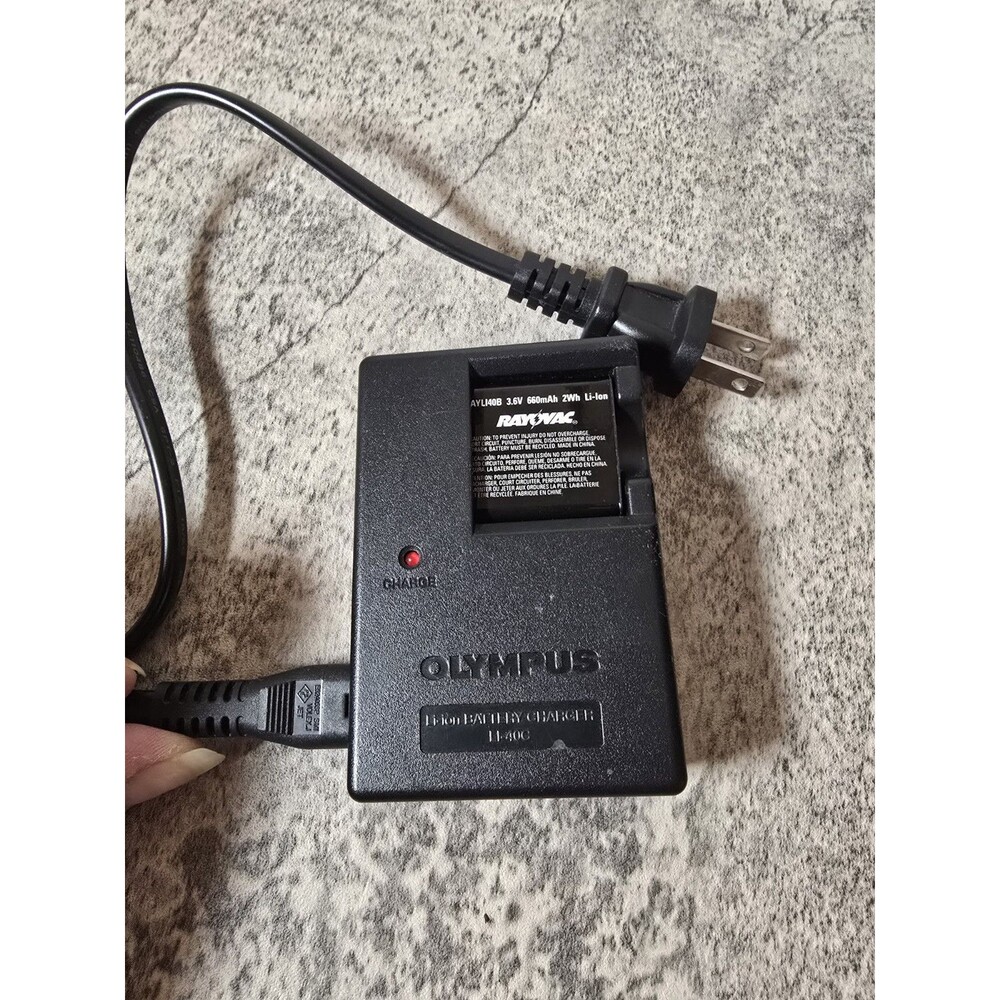 Olympus Li-40C Lithium Ion Battery Charger for Digital Camera Stylus Series Test